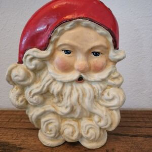 Vintage Santa Castiron Door Stop